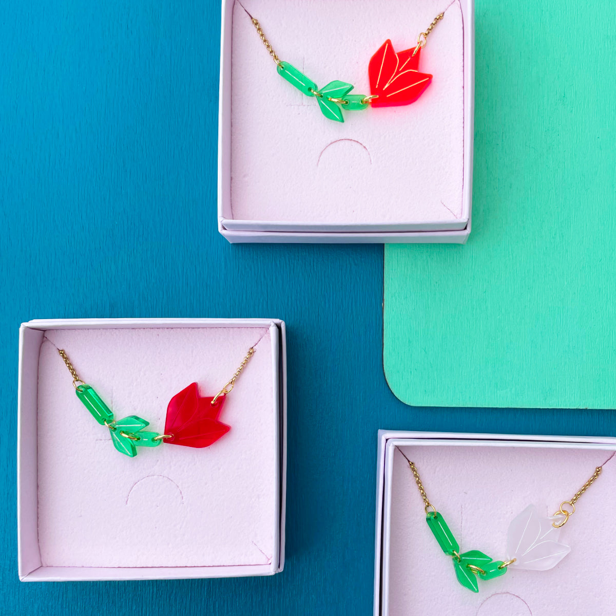 Tulp ketting - Wit