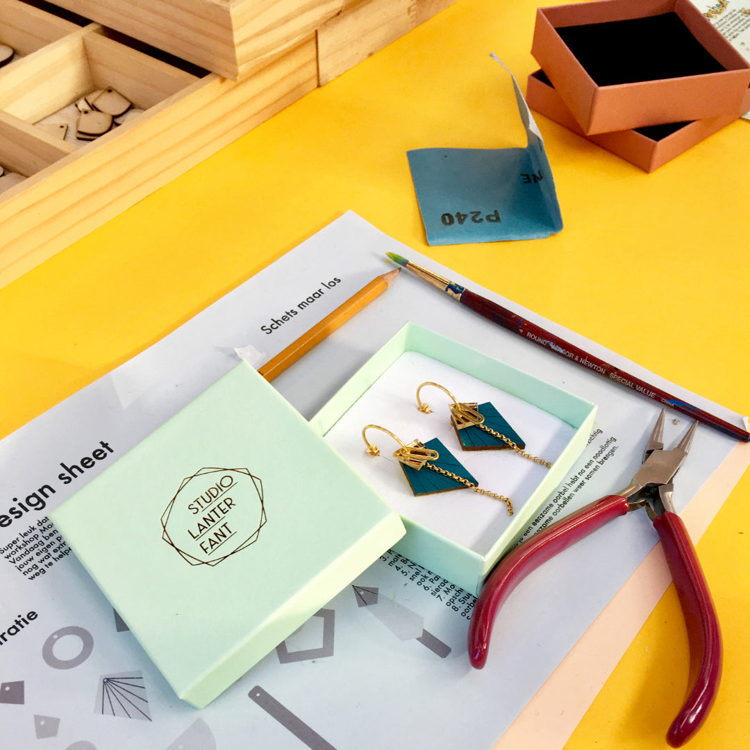 Workshop Modulaire Oorbellen - Atelier in Utrecht - 16/03/24 om 14:00