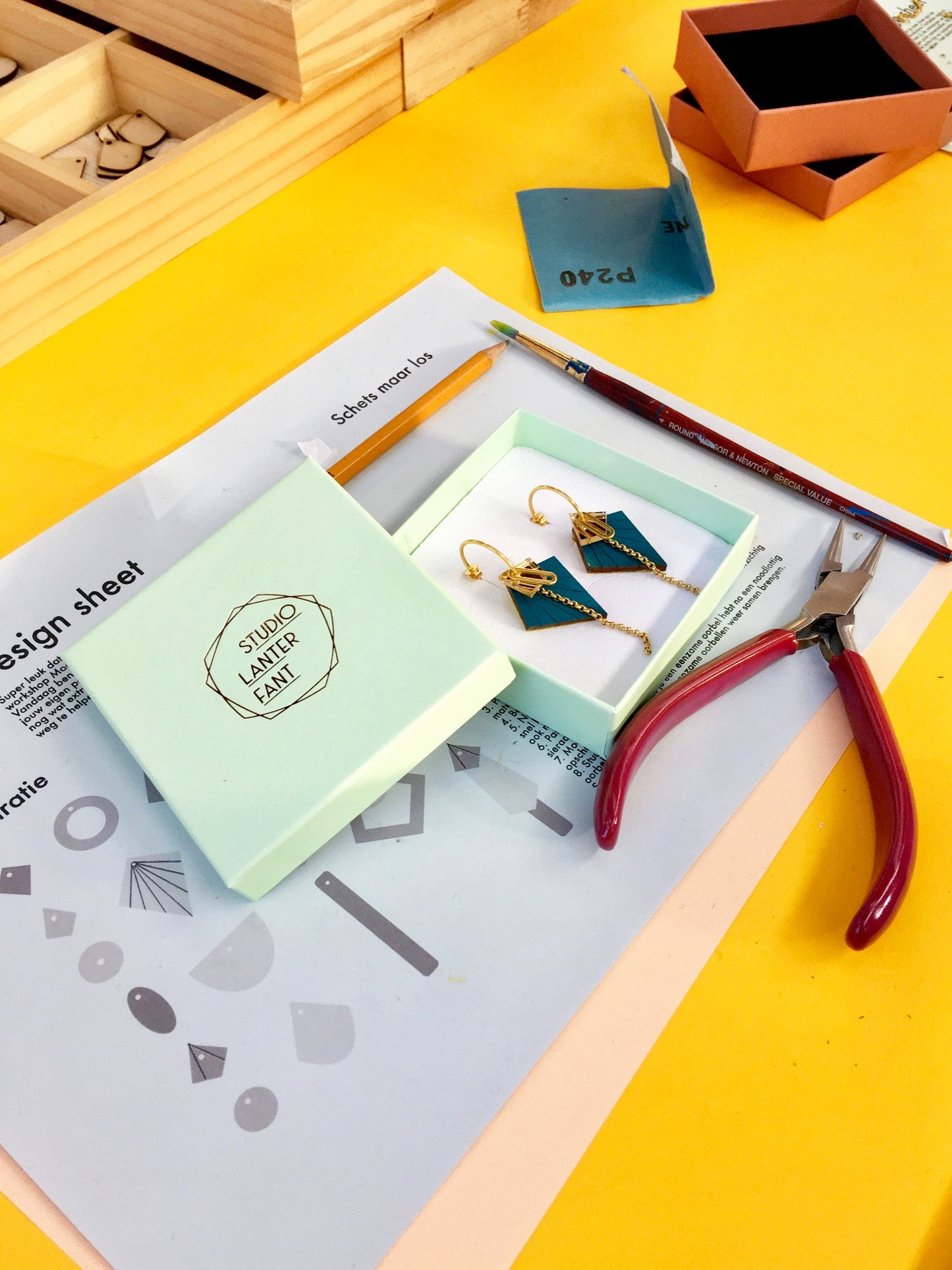 Workshop Modulaire Oorbellen - Atelier in Utrecht - 20/01/24 om 14:00