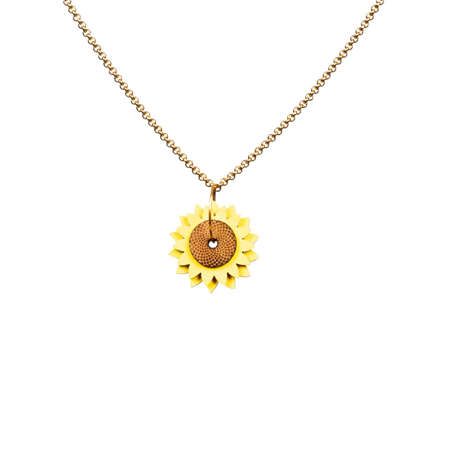 Zonnebloem ketting