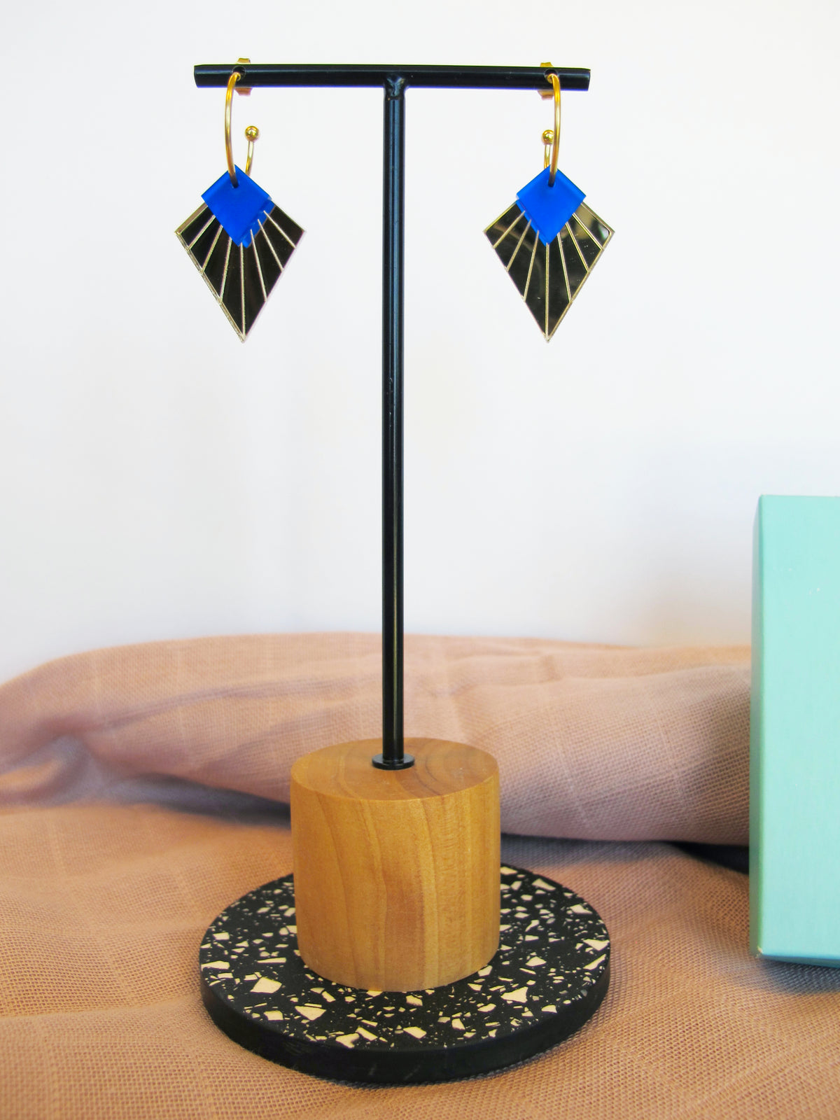 Oorring Juul Goud - Konings Blauw