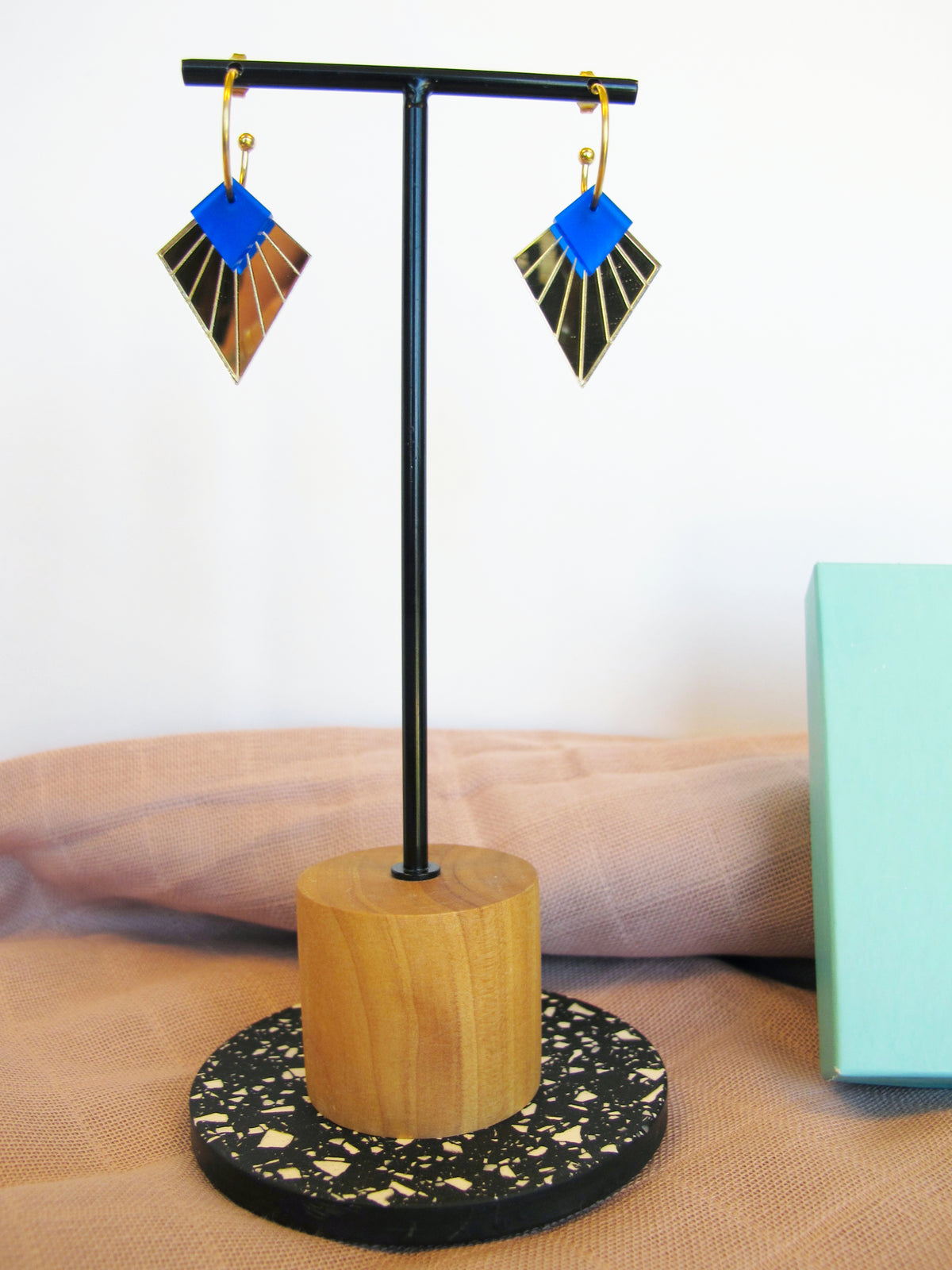 Oorring Juul Goud - Konings Blauw