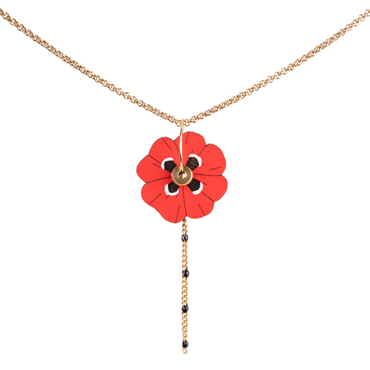 klaproos-ketting