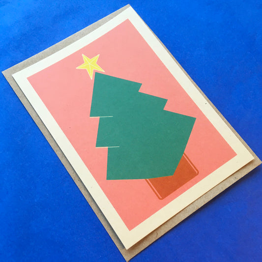 DIY Kerstkaart kerstboom